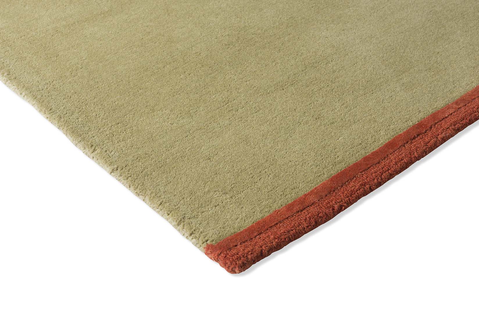 abstract rug in green
