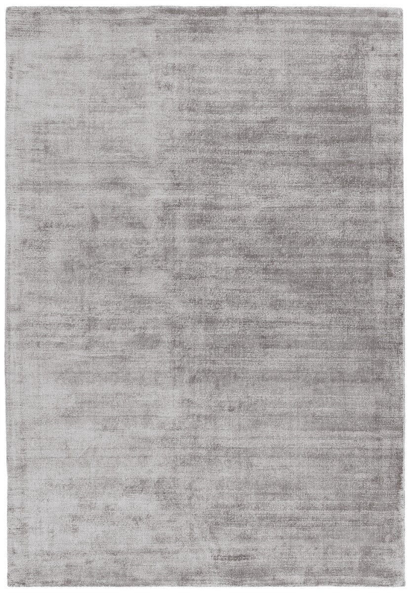 plain silver grey rug