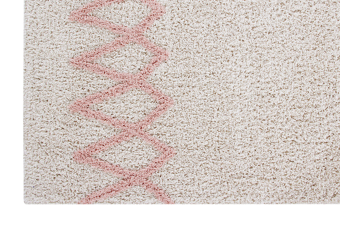 Cotton Beige Moroccan rug
