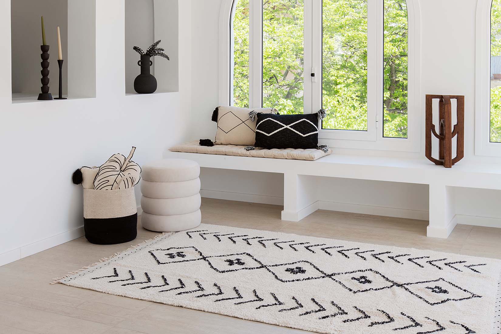 Lorena Canals Washable Bereber Rhombs Rug | Lorena Canals