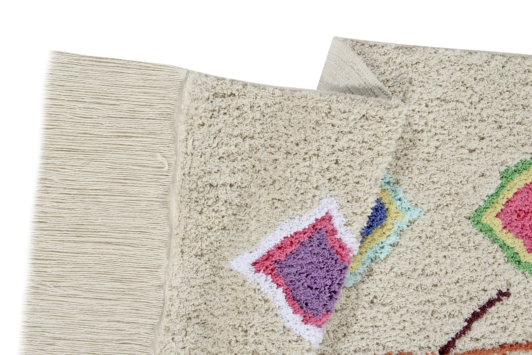 Multicolour Moroccan Cotton Rug
