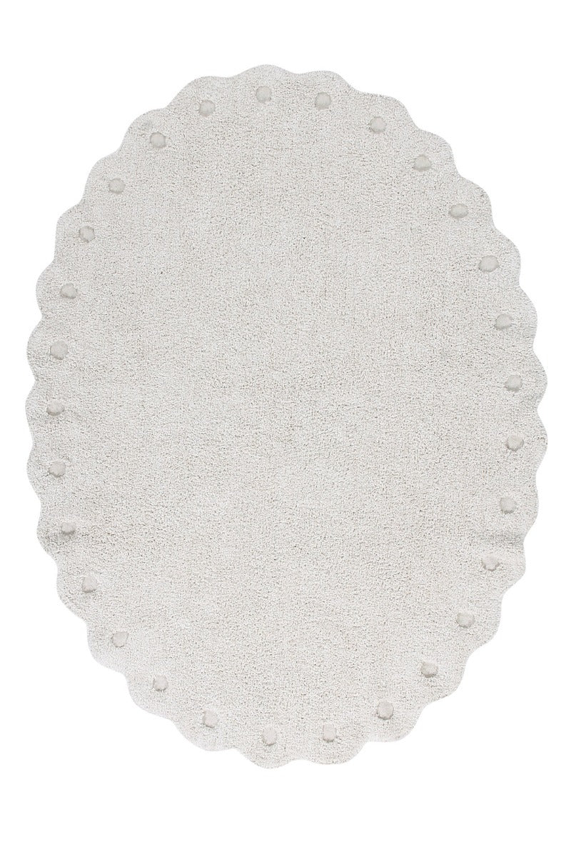 oval ivory rug