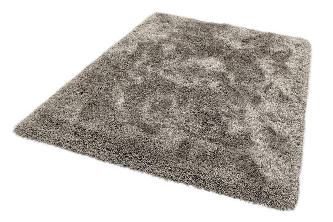 brown shagpile rug