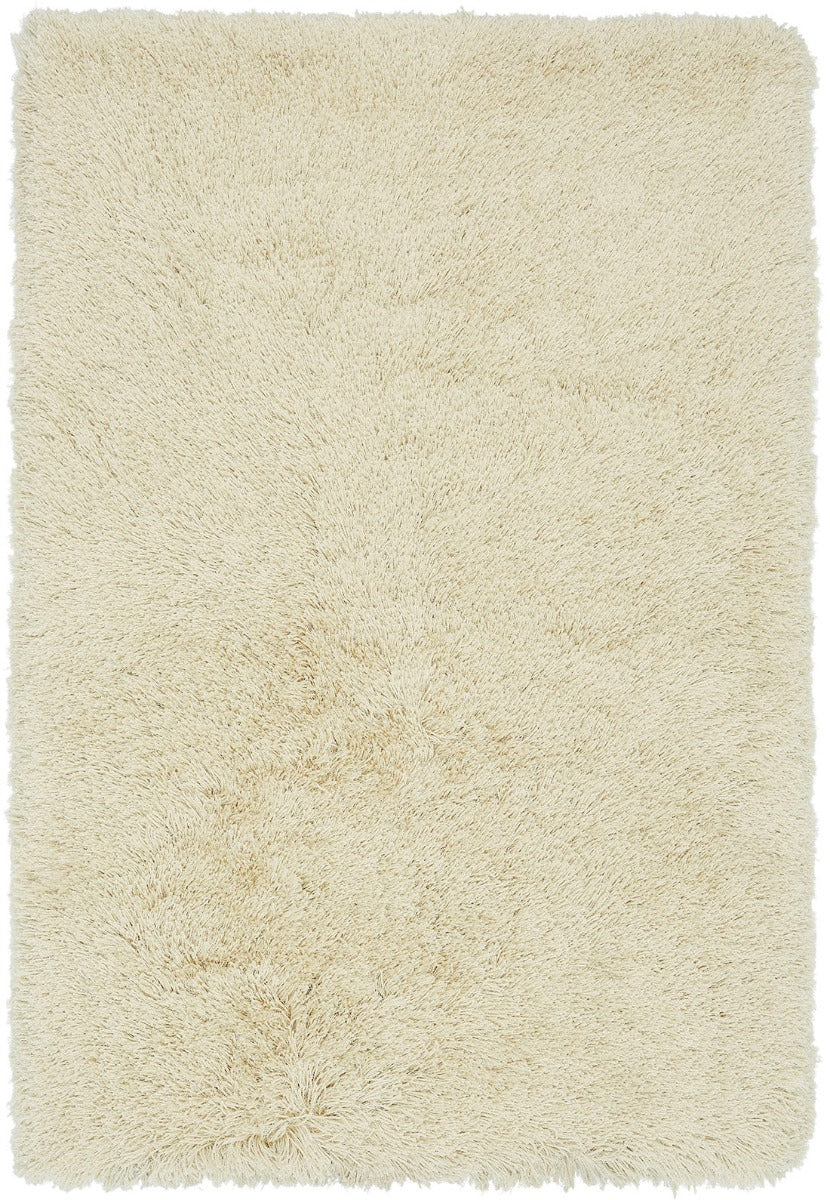 cream shagpile rug