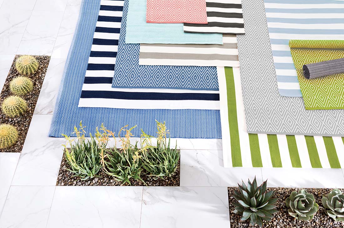 Diamond Platinum White Indoor/Outdoor Rug