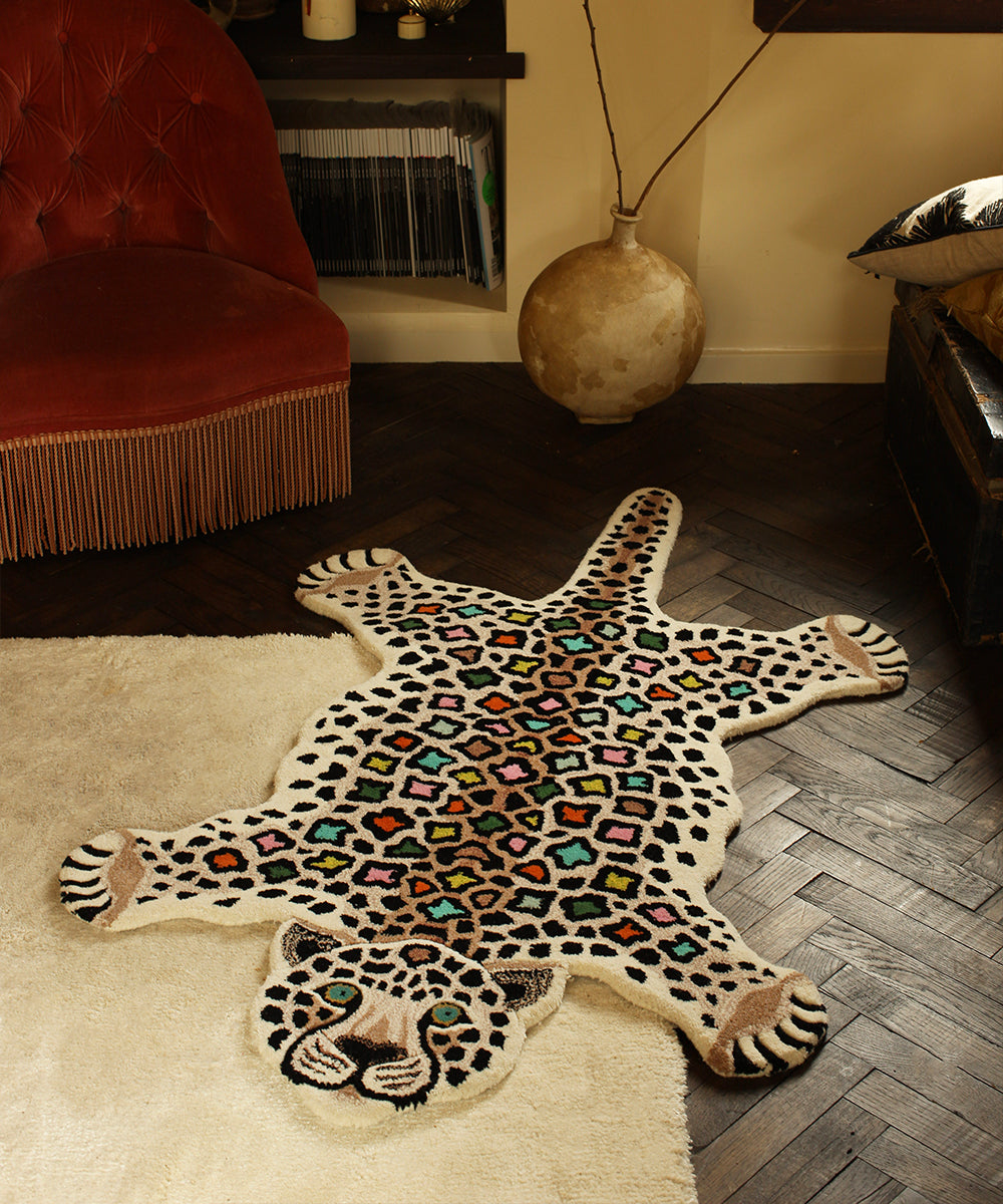 Disco Leopard Rug