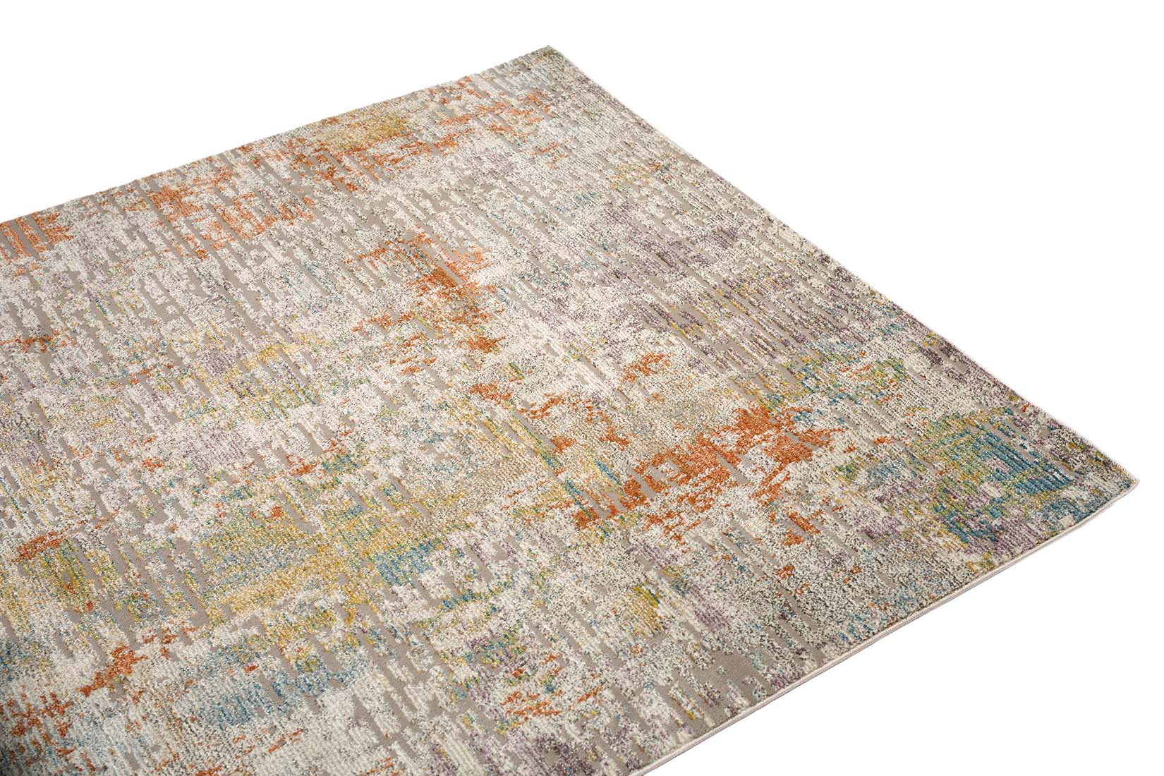 abstract area rug in multicolour
