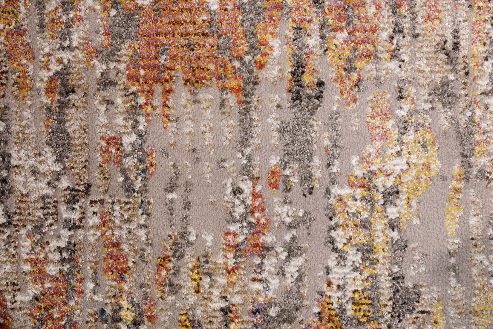 abstract area rug with multicolour design
