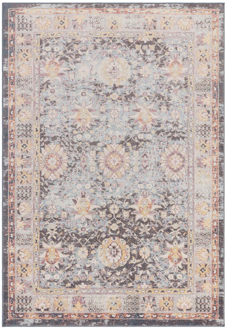 multicolour Persian style area rug 
