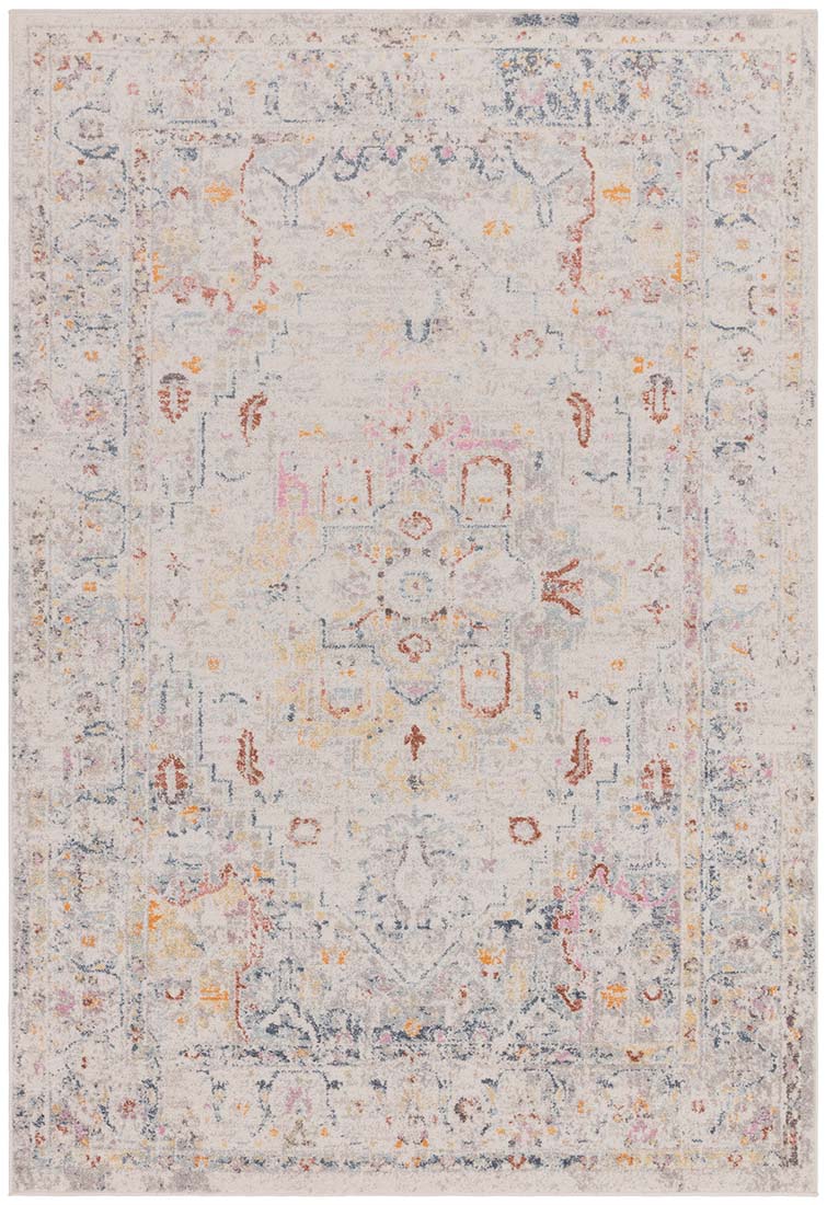 multicolour Persian style area rug 
