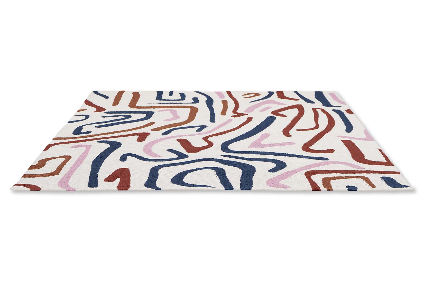 multicolour abstract indoor/outdoor rug

