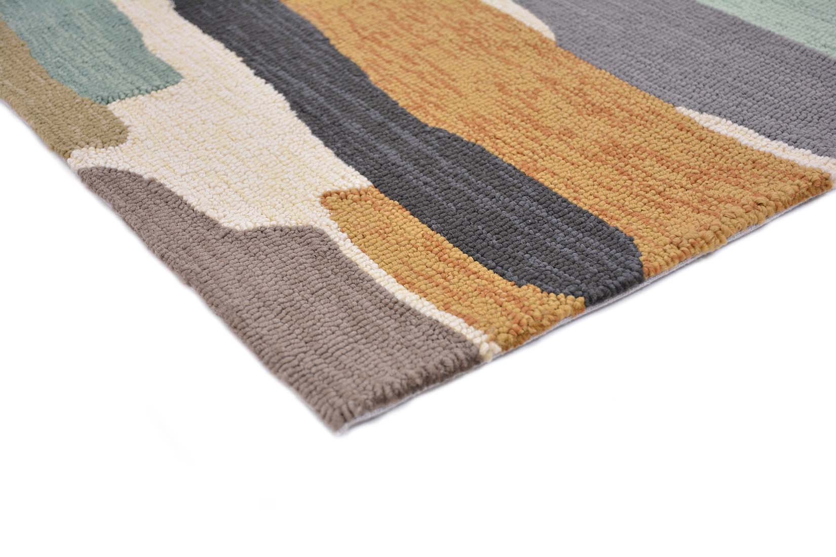 multicolour abstract indoor/outdoor rug
