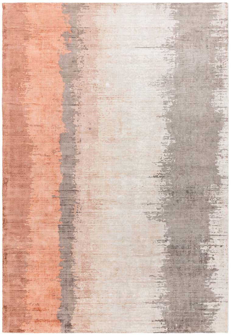 multicolour modern area rug with abstract design
