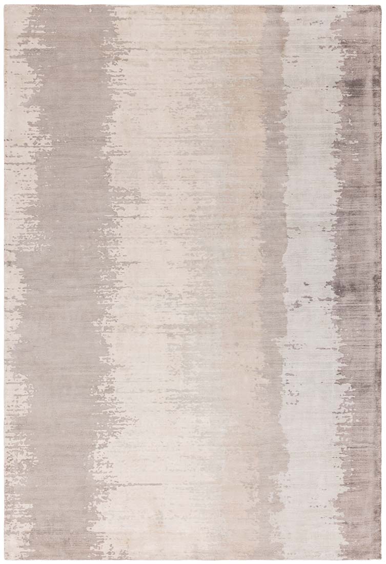 modern grey and beige area rug with abstract design
