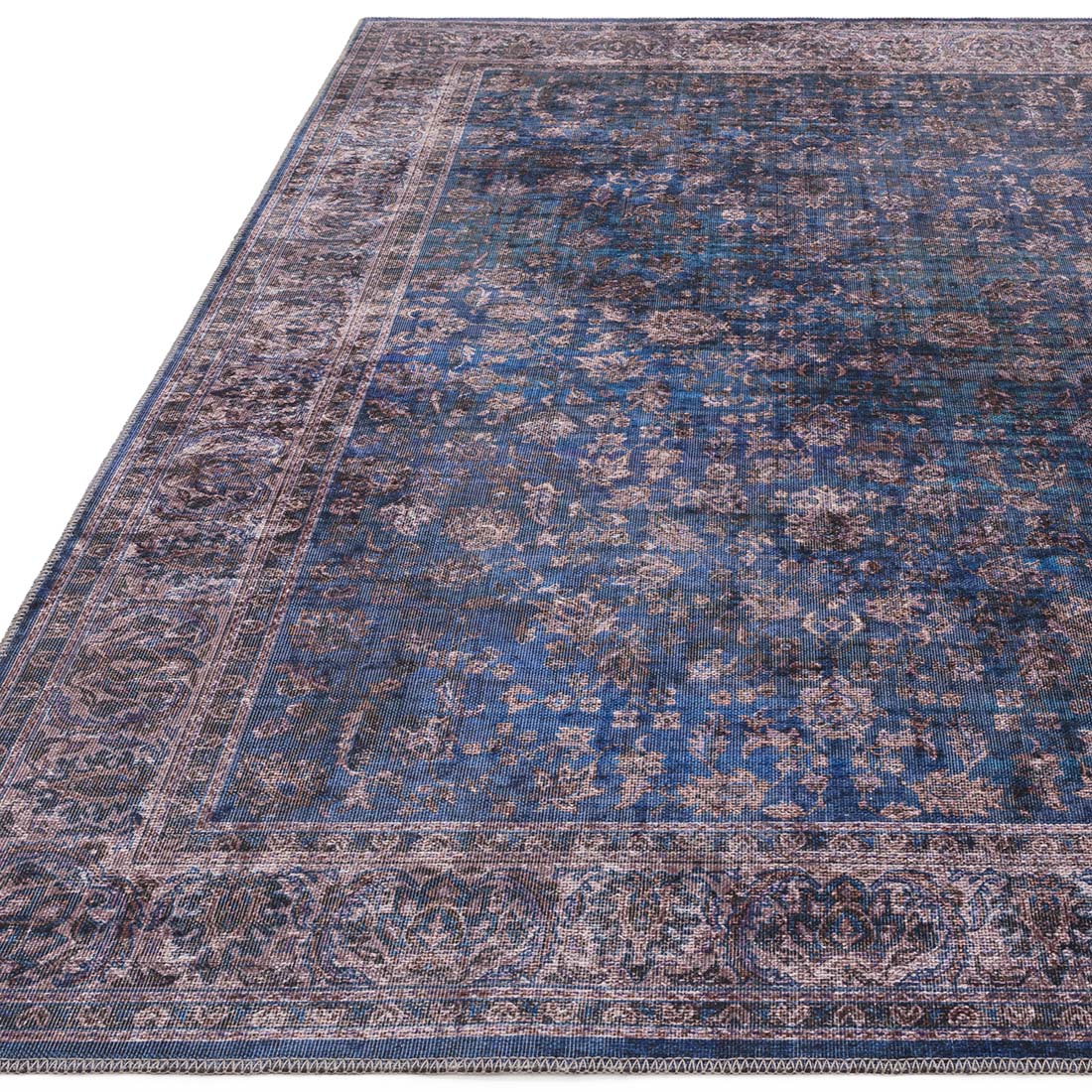 Kaya Ava Vintage Style Flatweave Rug KY02