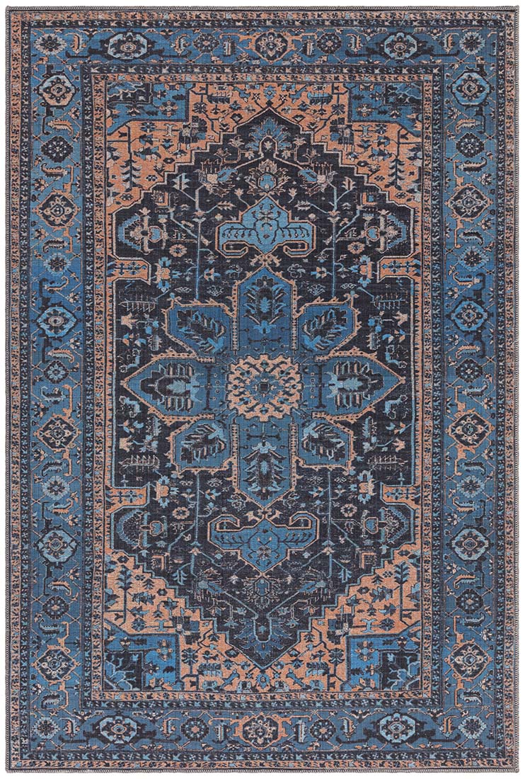 multicolour Persian inspired area rug 
