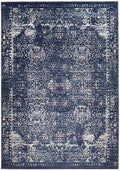 Home Collection Kennedy Navy Abstract Rug