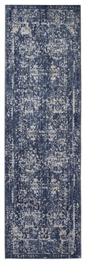 Home Collection Kennedy Navy Abstract Runner