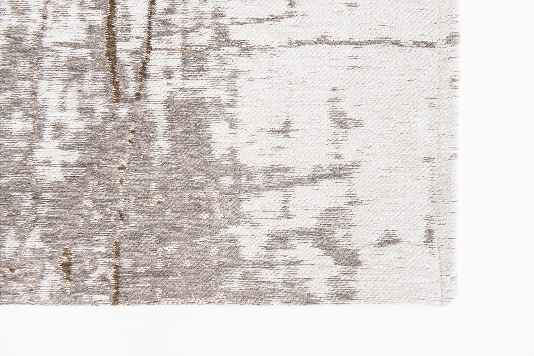 Ivory flatweave with faded grey abstract design