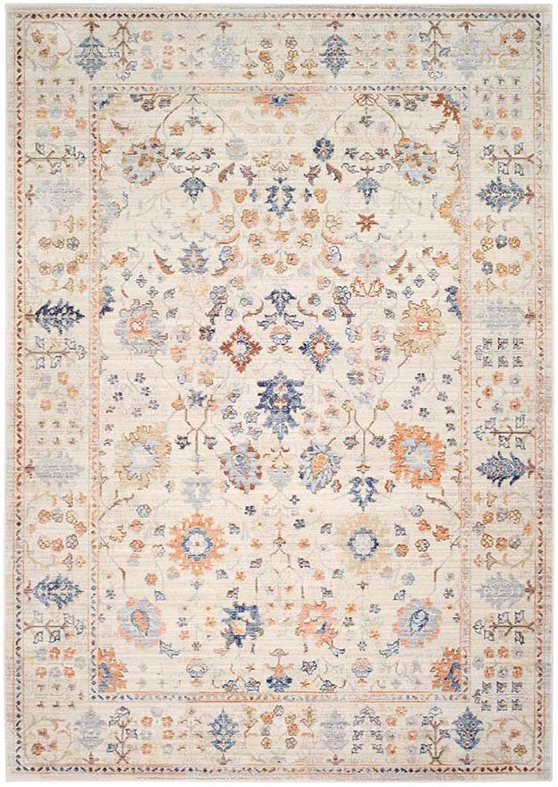 traditional style area rug in beige