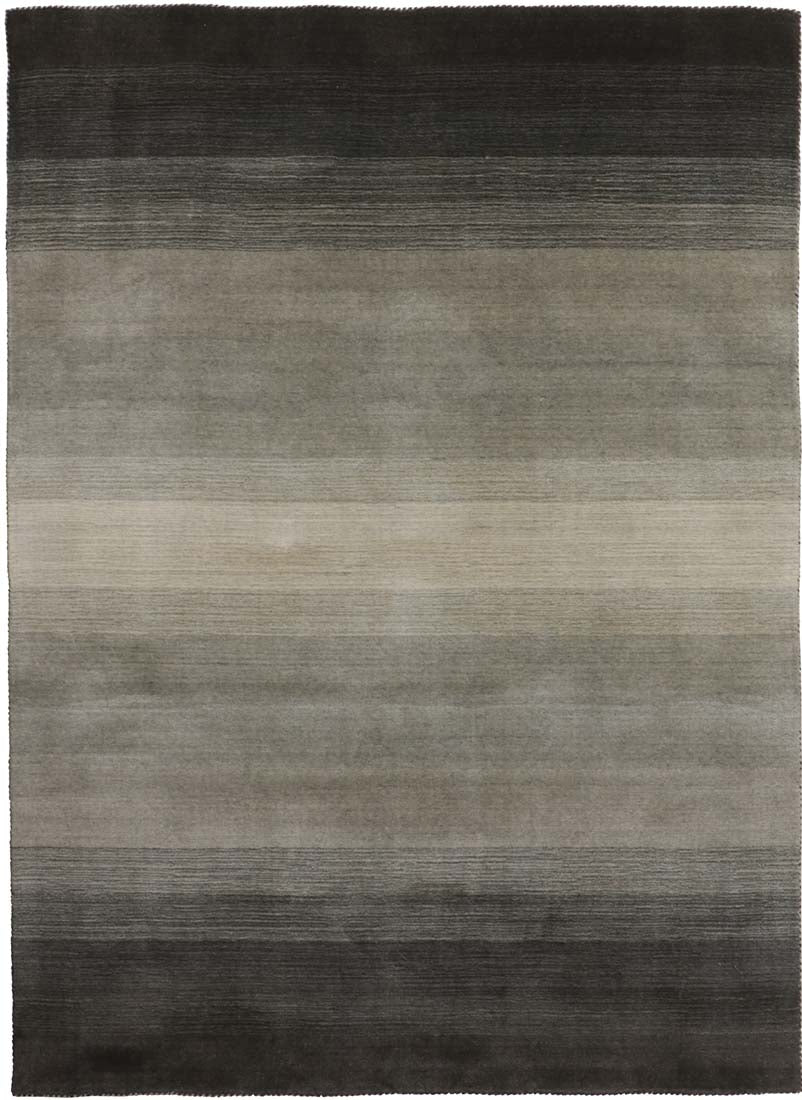 black, grey and cream ombre rug
