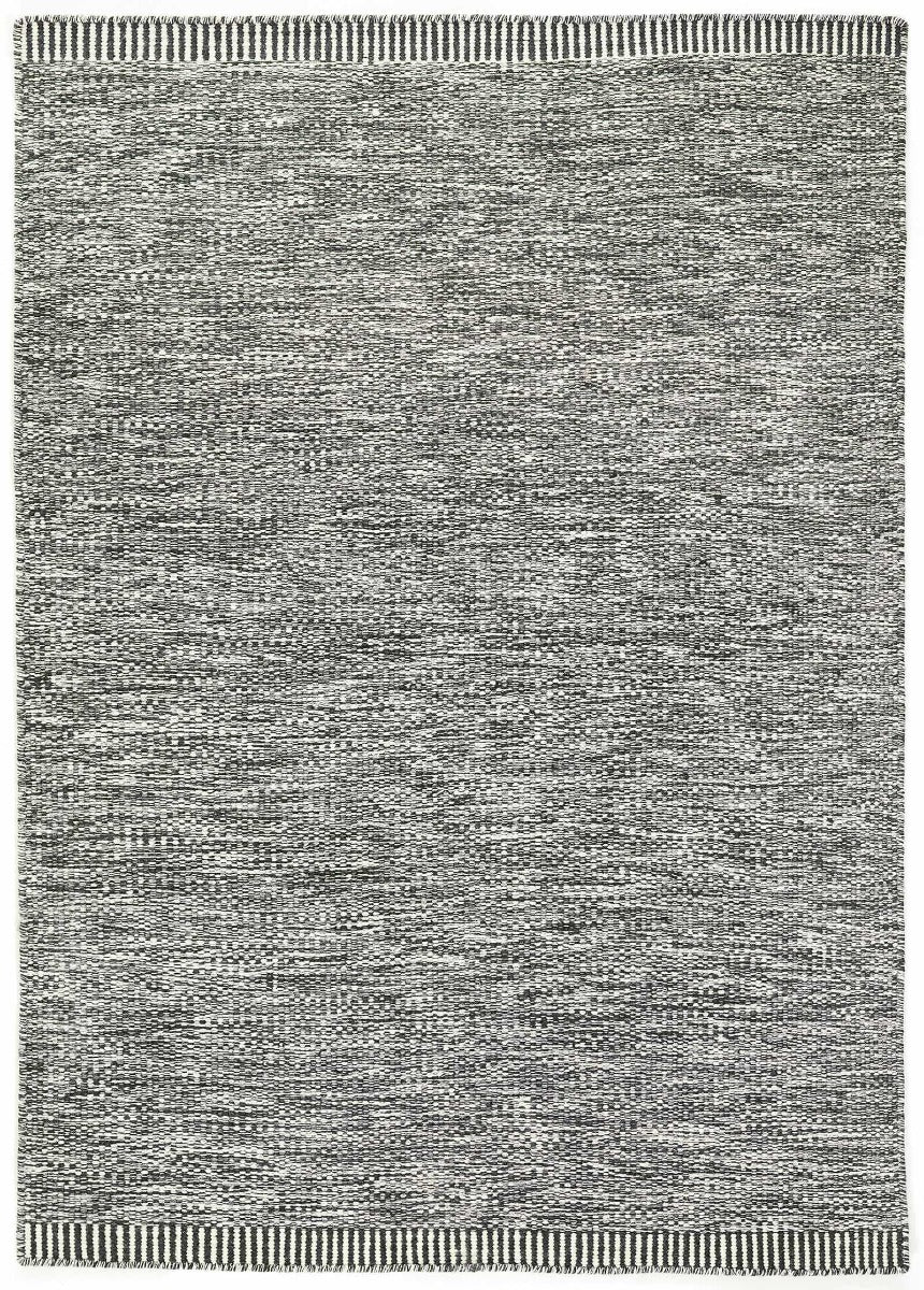 plain dark grey flatweave area rug
