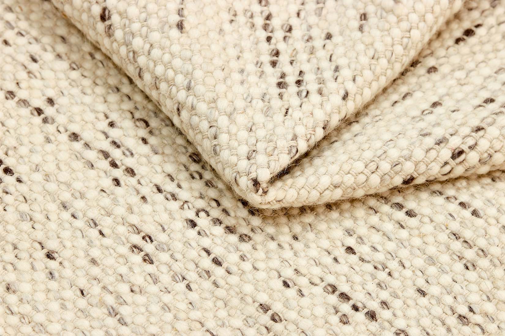Brown textured area rug

