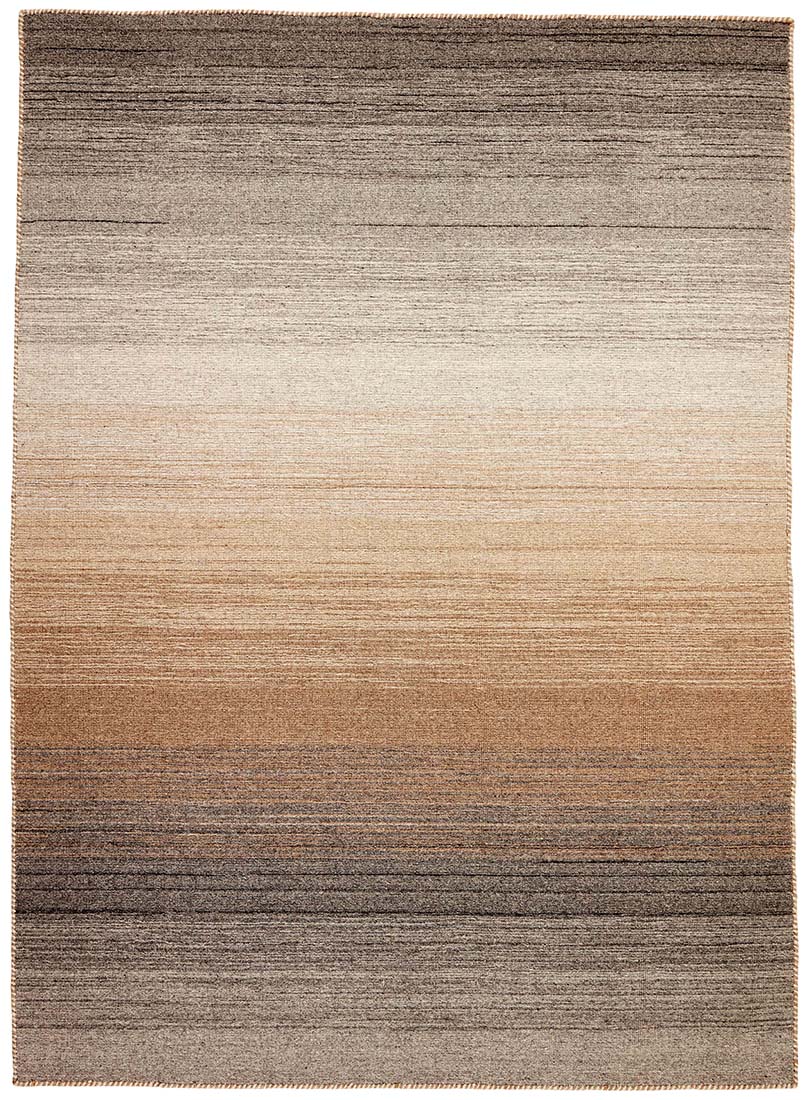 grey, cream, rown and charcoal ombre flatweave kelim rug
