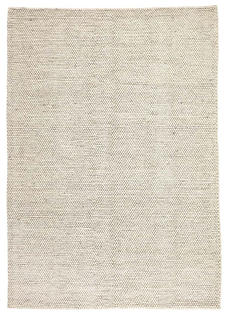 cream textured wool rug
