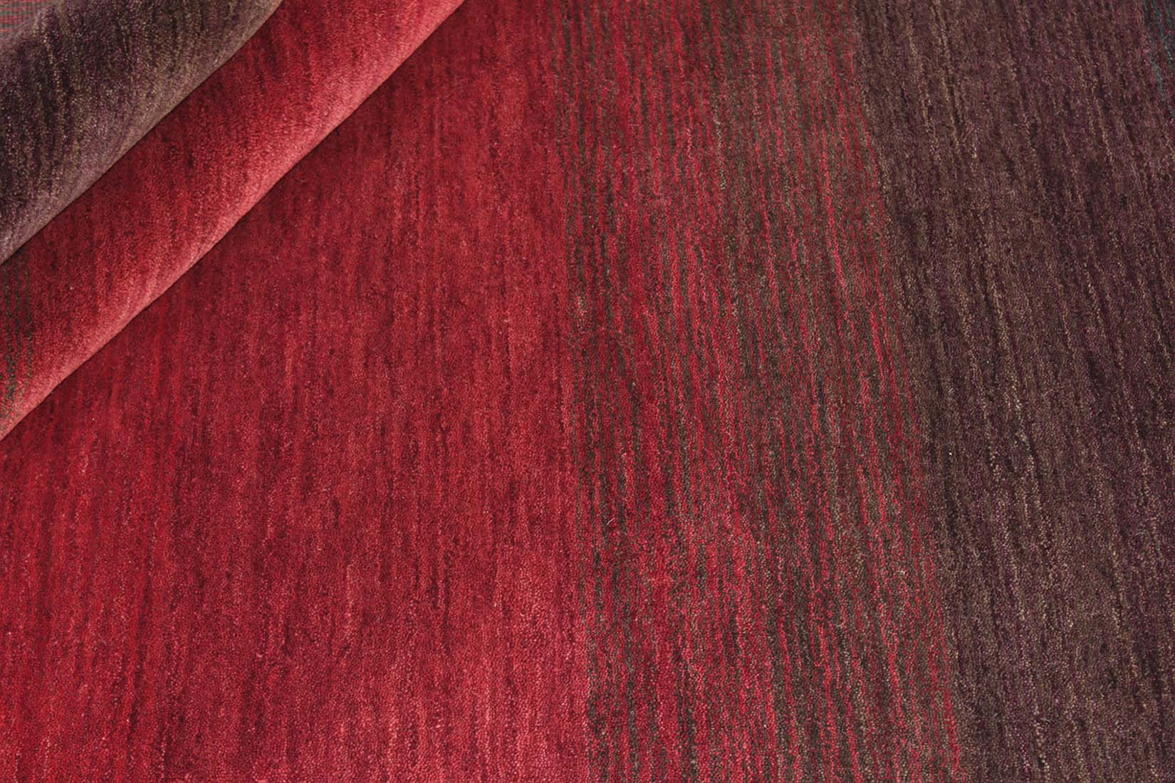 Panorama Wool Black Red Runner