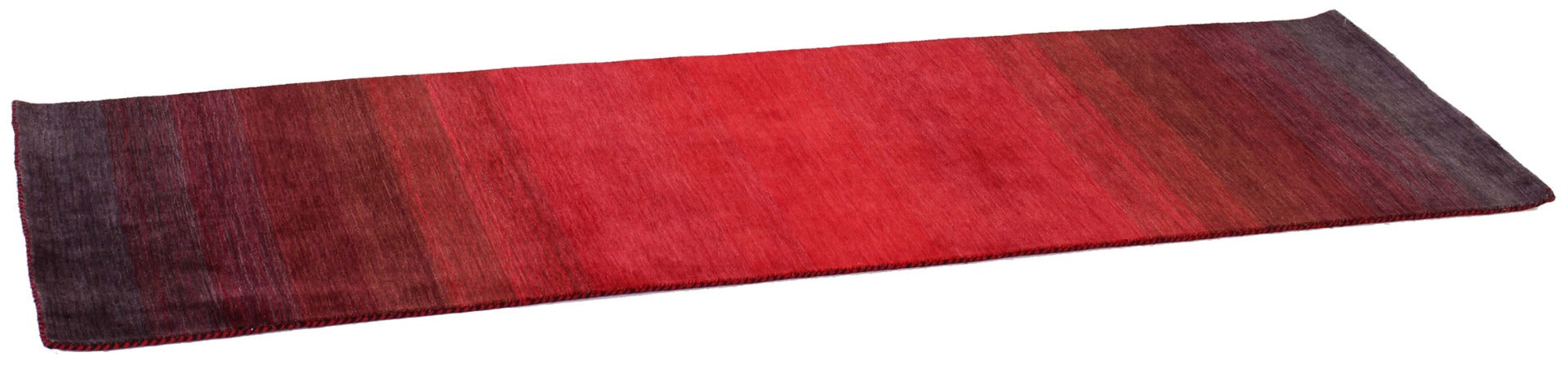 red and black ombre runner
