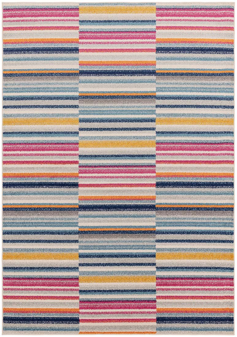 abstract multicoloured flatweave rug
