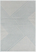 Muse Blue Cross Flatweave Rug MU19