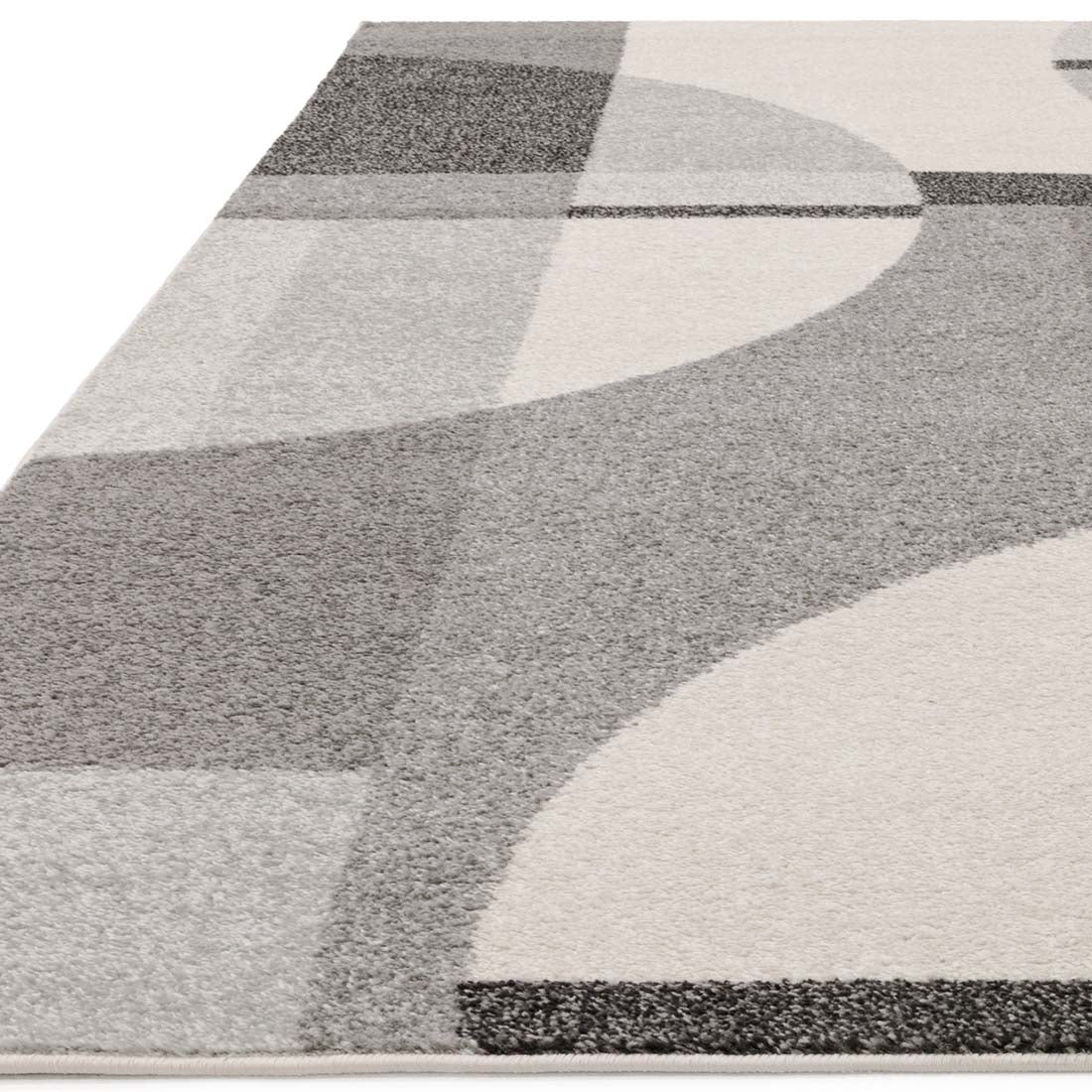 retro grey flatweave rug
