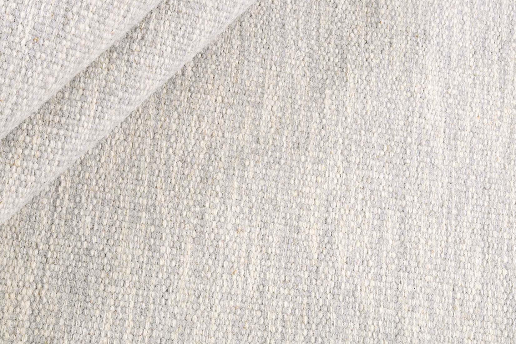 plain grey and cream flatweave area rug
