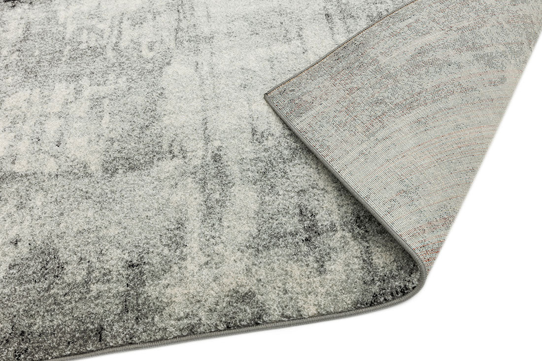 grey abstract rug