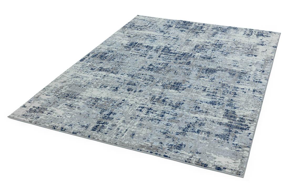 abstract blue rug