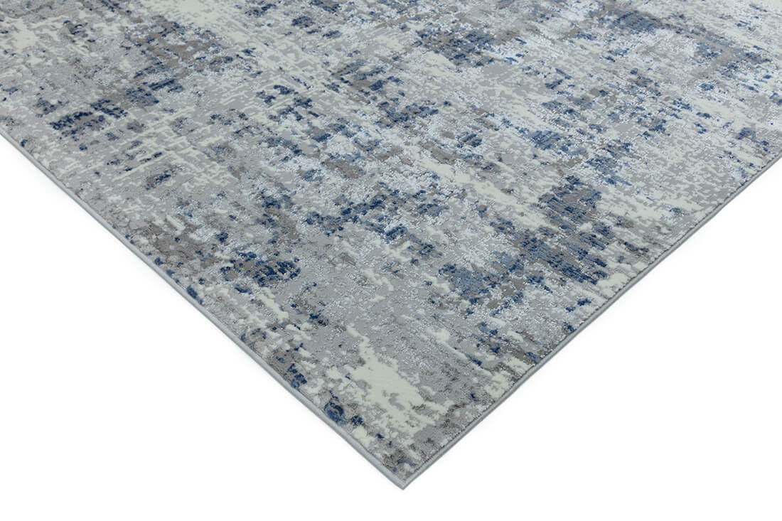abstract blue rug