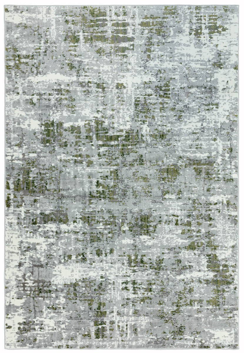 abstract green rug