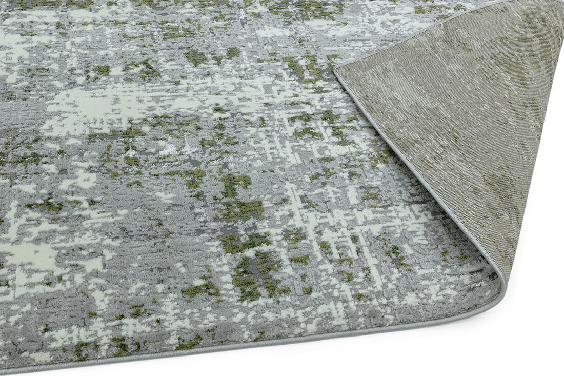 abstract green rug