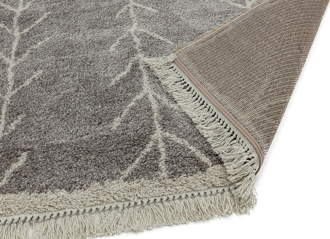 grey moroccan style rug