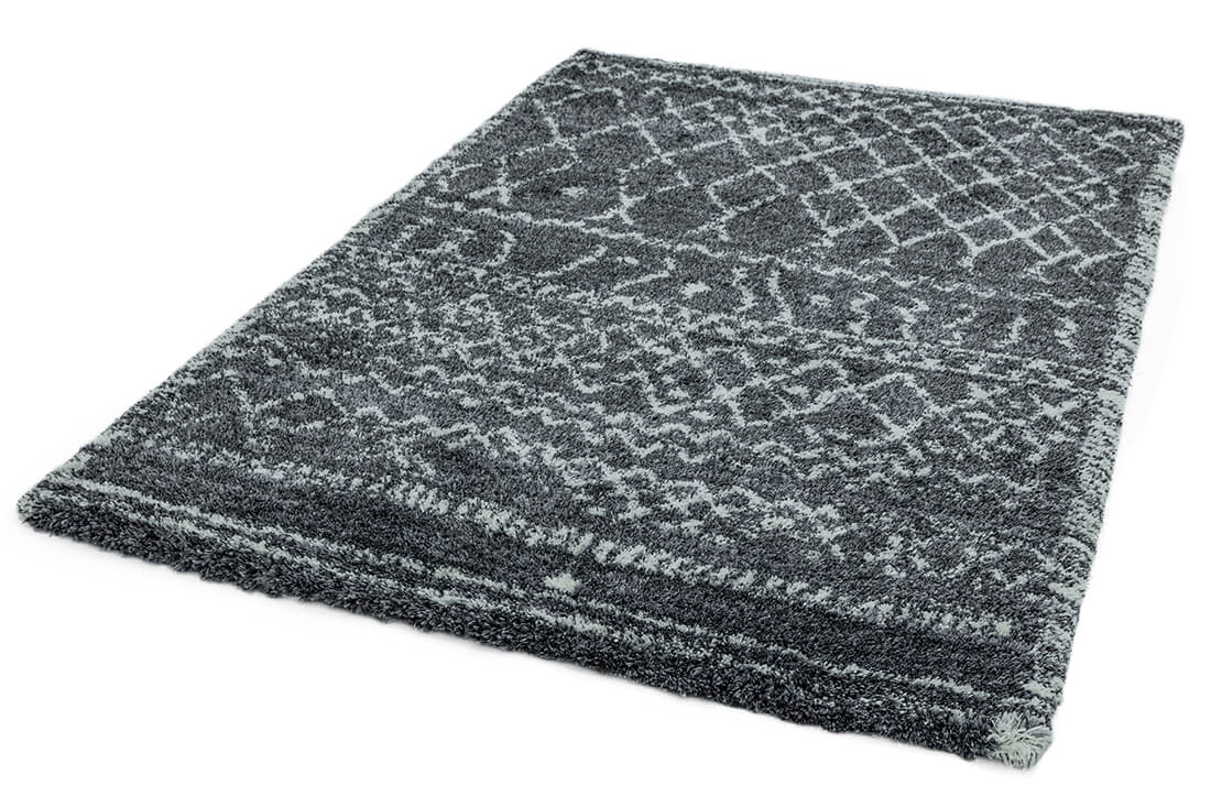 grey and cream moroccan style rug