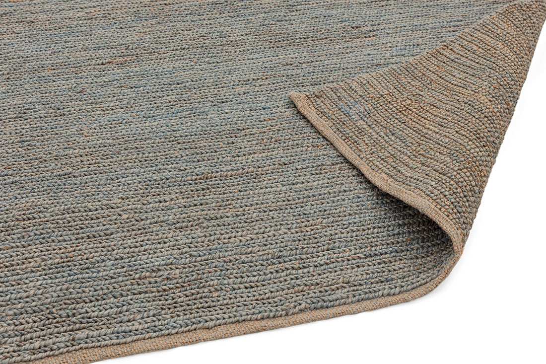 woven grey rug