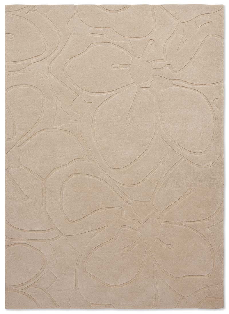 Ted Baker Romantic Magnolia Cream Custom Rug 162701 | Modern Rugs | Rugs.ie