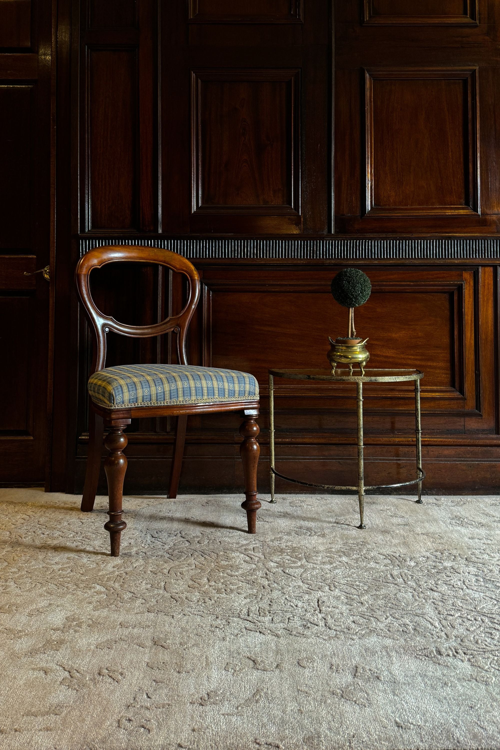 Beige Damask