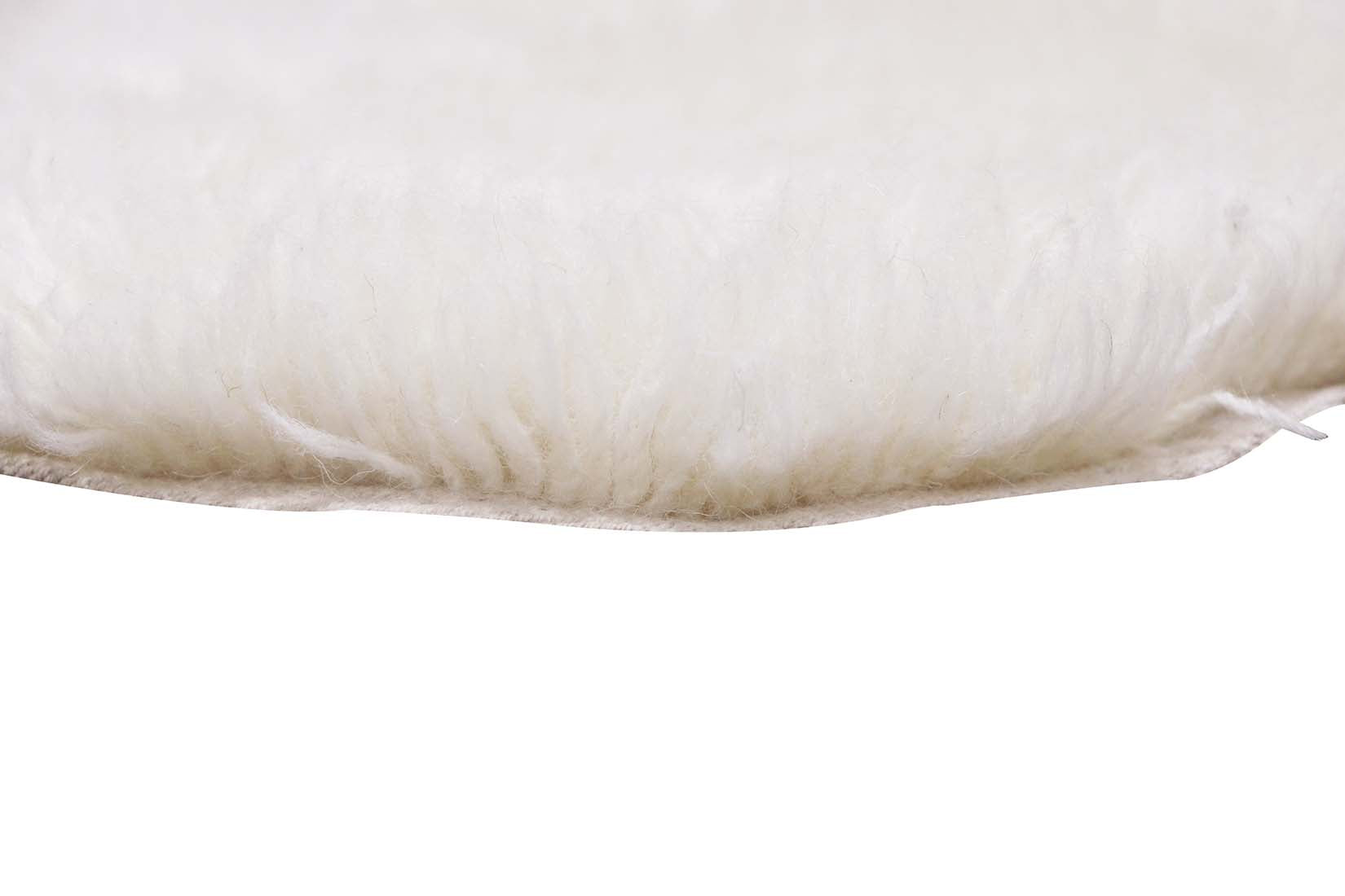 cream washable wool sheepskin rug
