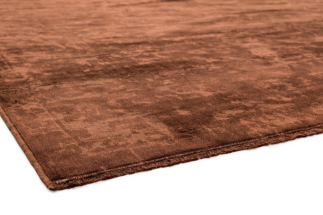 abstract rust rug