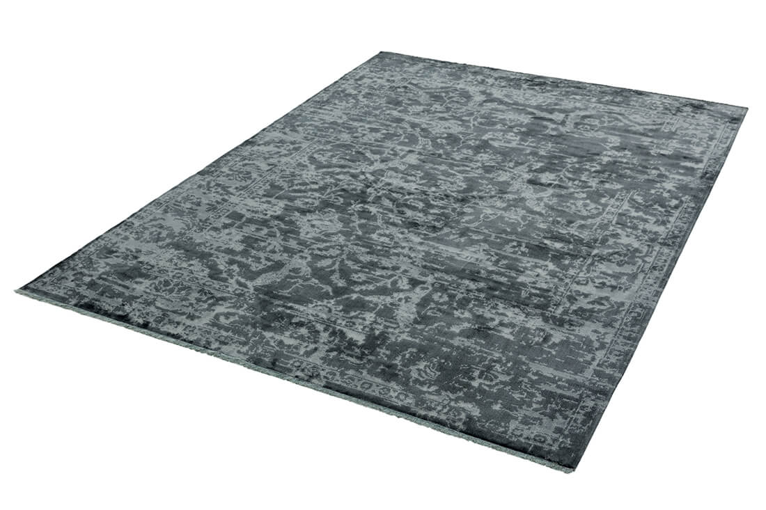 grey abstract rug